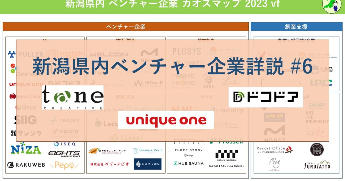 新潟県内ベンチャー企業詳説 #6 ～IT企業編②～