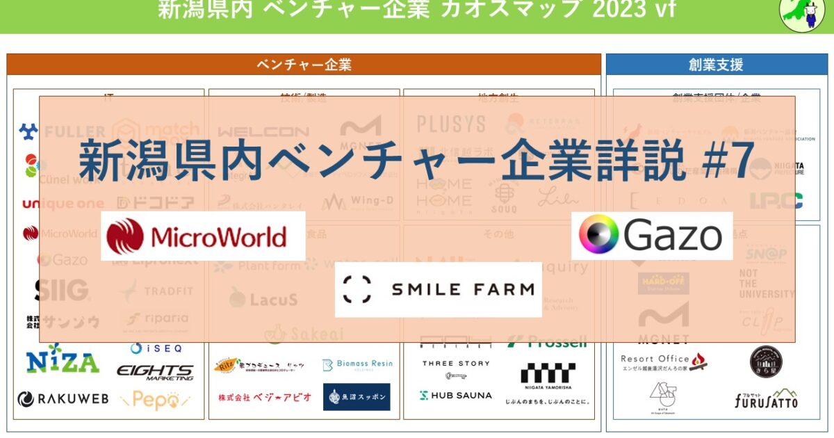 新潟県内ベンチャー企業詳説 #7 ～IT企業編③～